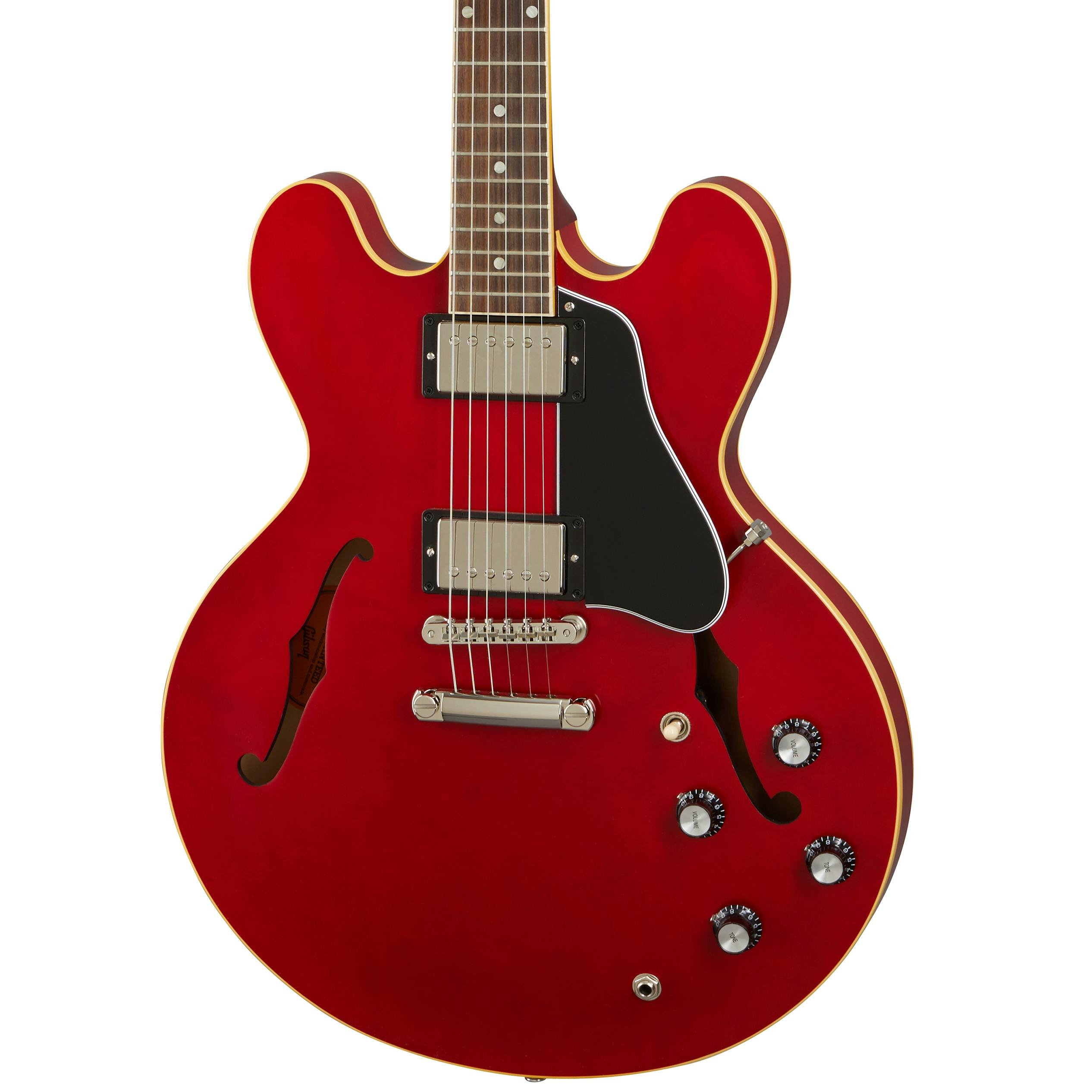 ギター Gibson ES-335 SATIN CHERRY Gibson ES-335 Satin in Satin Cherry - Andertons Music Co.